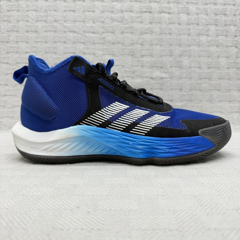 Adidas Adizero Select Royal Blue Gradient Shoes‎ Mens Size 8.5 Basketball